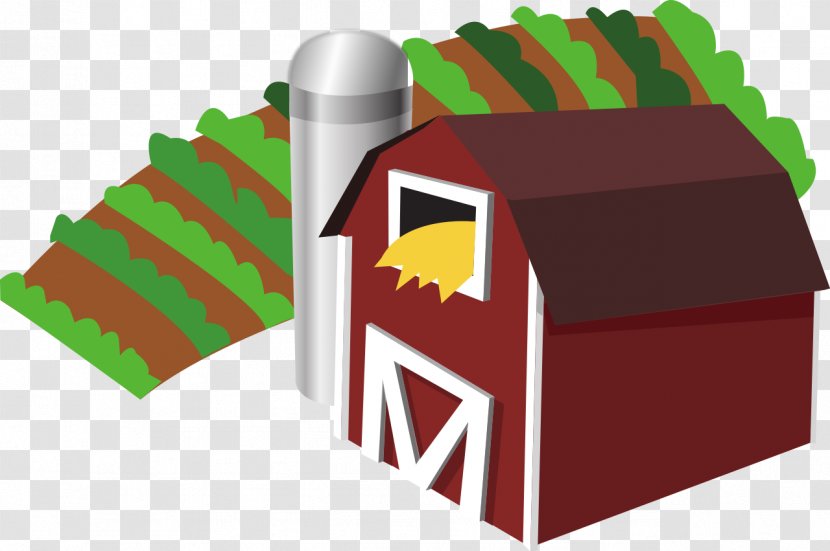 Farmer Hayloft Barn Clip Art - Farm Transparent PNG