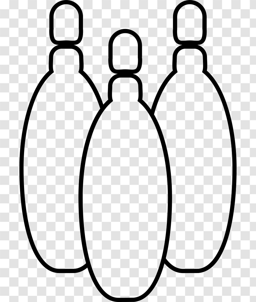 Bowling Pin Download - Ball - Black And White Transparent PNG