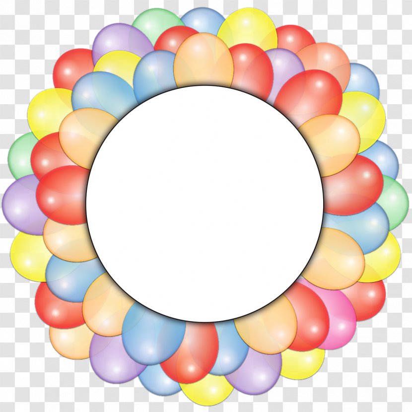 Hot Air Balloon Festival Birthday Party - Jelly Bean - Circle Frame Transparent PNG