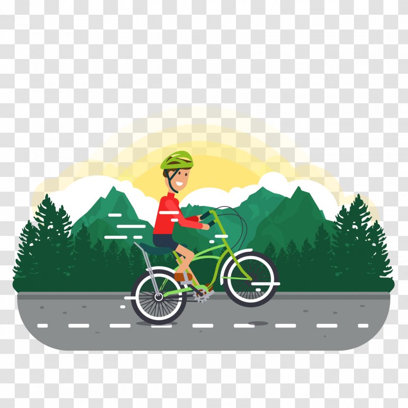 Bicycle Cycling Euclidean Vector Icon - Mountain Biking - Bike Transparent PNG