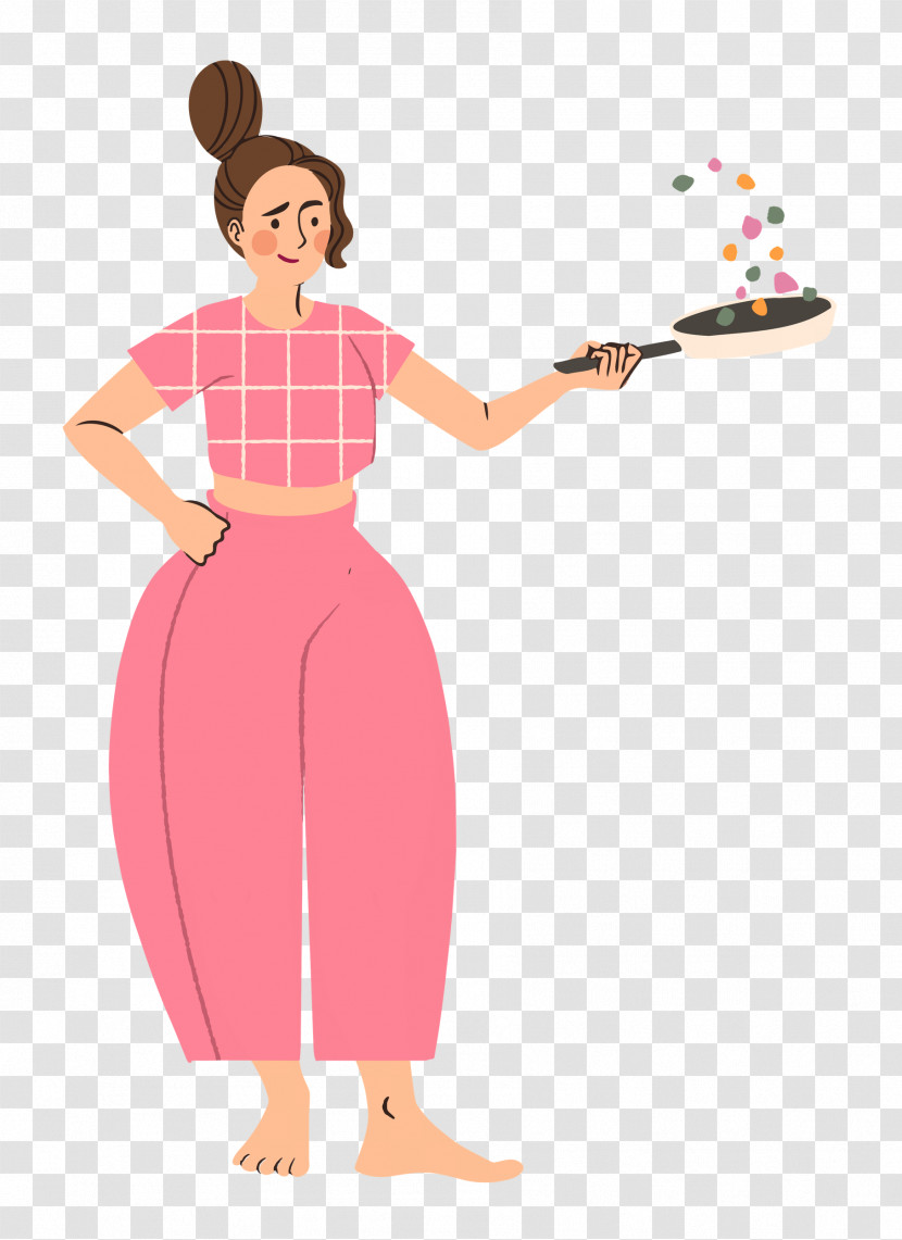 Clothing Cartoon Abdomen Pink M Pattern Transparent PNG