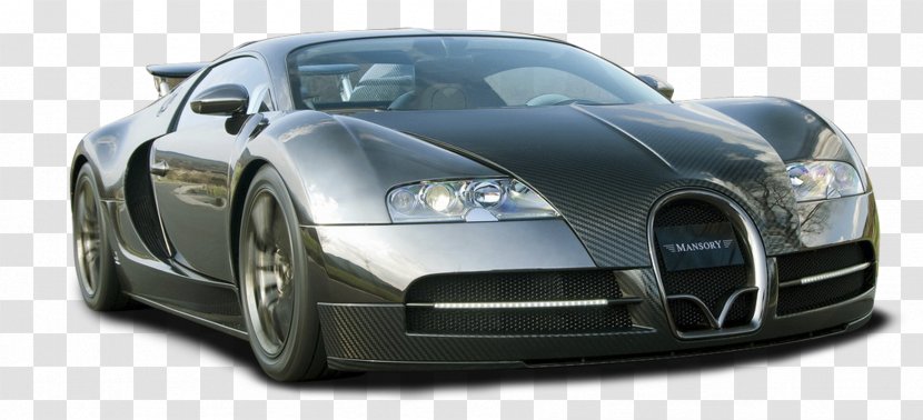 2009 Bugatti Veyron Sports Car Mansory Transparent PNG