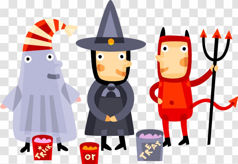 Halloween Costume Party Clip Art - Cartoon - Trick Or Treat Transparent PNG