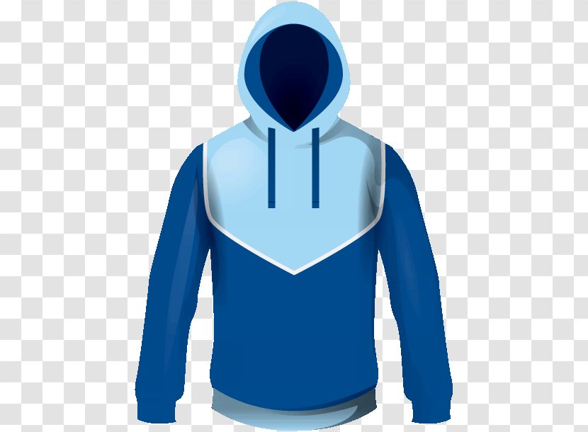 Hoodie Neck - Electric Blue - Hooddy Sports Transparent PNG