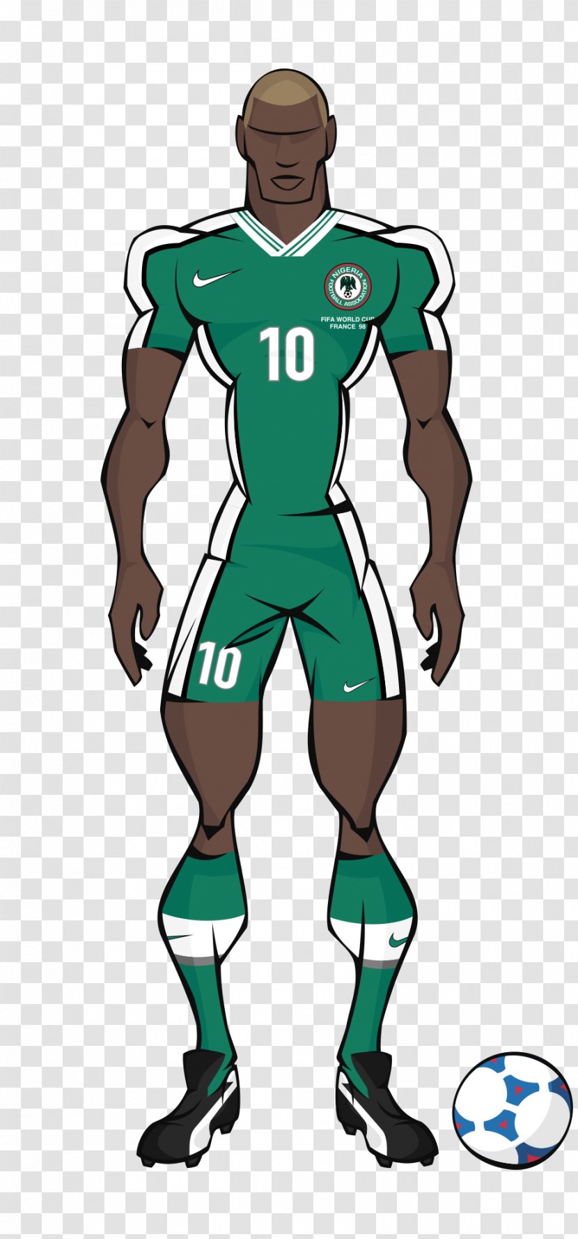 Senegal National Football Team 2002 FIFA World Cup Jersey Nigeria Egypt - Fictional Character Transparent PNG