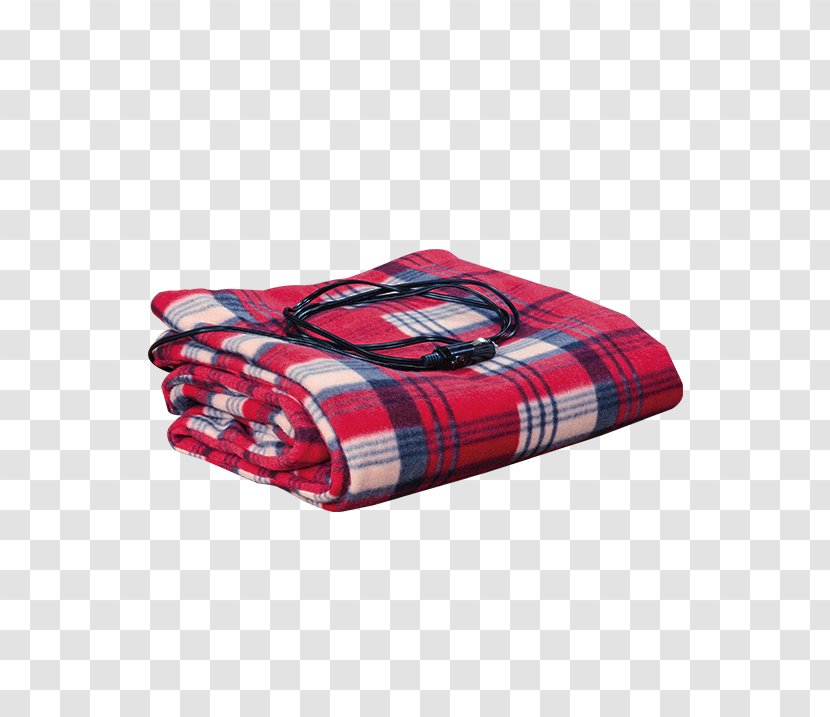 Tartan Product Textile Rectangle RED.M - Electric Blanket Transparent PNG