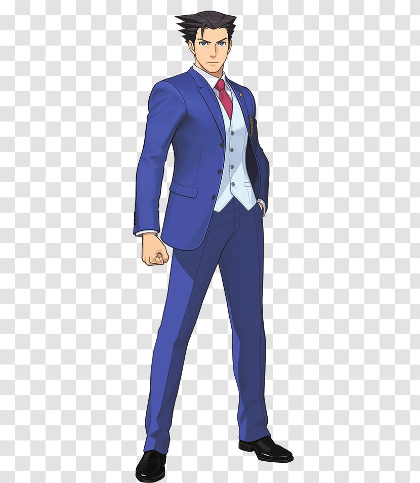 Professor Layton Vs. Phoenix Wright: Ace Attorney Apollo Justice: 6 Investigations: Miles Edgeworth - Formal Wear - Cosplay Transparent PNG