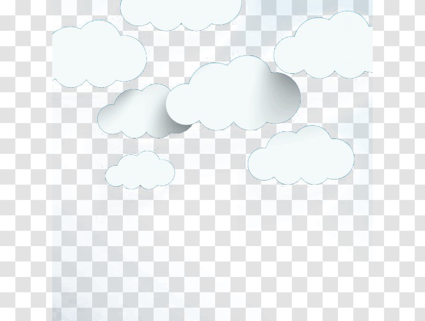 Cloud White Pattern - Ink - Clouds Background Transparent PNG