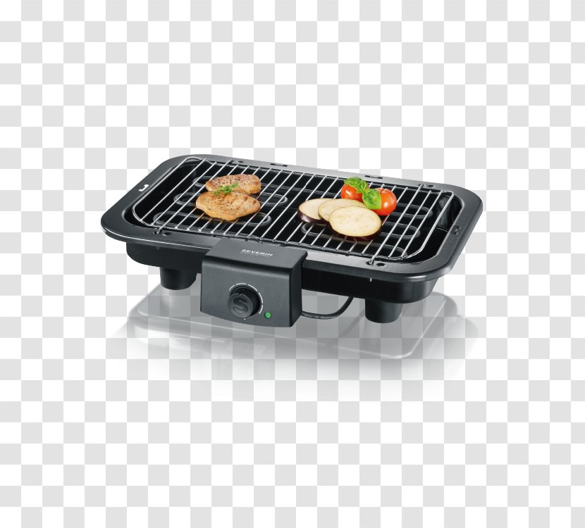 Severin PG 8511 Barbecue Tabletop Electric 2300W Black Elektrogrill Table Grill 1525 Grilling - Weberstephen Products Transparent PNG