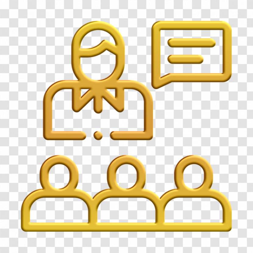 Seminar Icon Business Administration Icon Boss Icon Transparent PNG