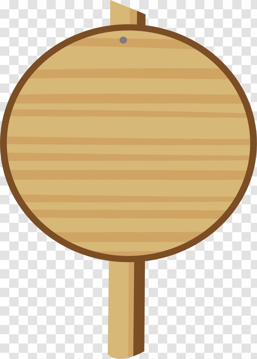 Icon - Designer - Round Wood Signboard Transparent PNG