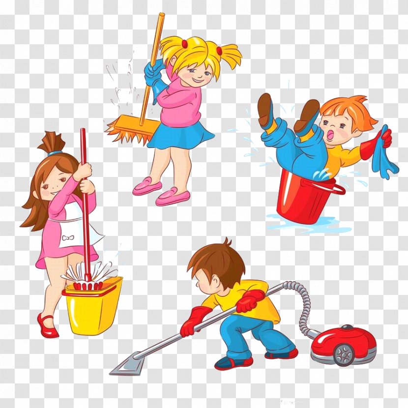 Clip Art Child Cleaning Openclipart Vector Graphics - Document - Kid Environment Clean Transparent PNG