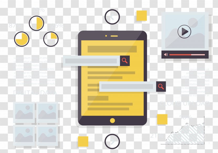 Infographic Graphic Design Image Scanner - Technology - Vector Mobile Marketing Transparent PNG
