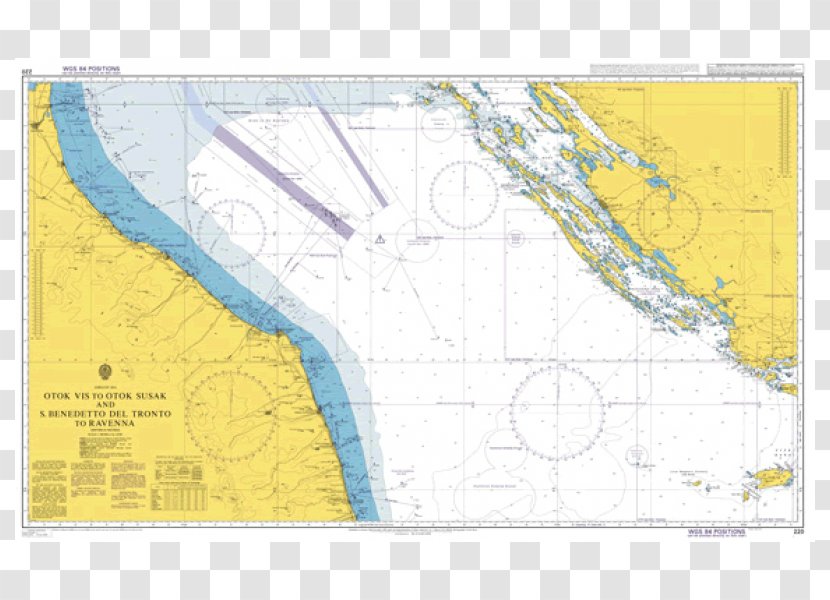 Adriatic Sea San Benedetto Del Tronto Susak Vis Island - Yellow - Catalog Charts Transparent PNG