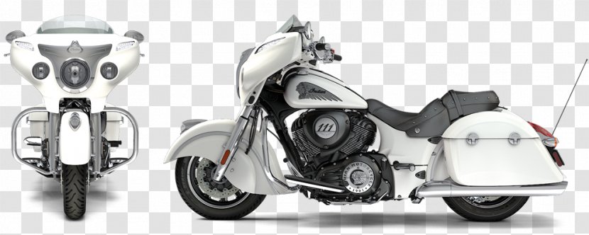 Scooter Indian Chief Motorcycle Cruiser - Automotive Lighting Transparent PNG