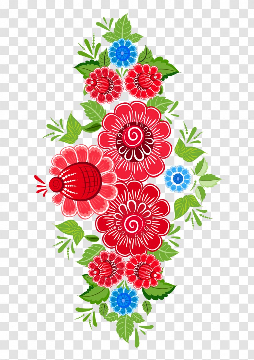 Flower Ornament Art Floral Design Pattern - MEXICAN FLOWERS Transparent PNG