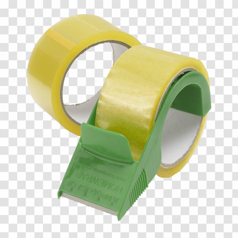 Adhesive Tape Dispenser Box-sealing Mover - Yellow - Box Transparent PNG