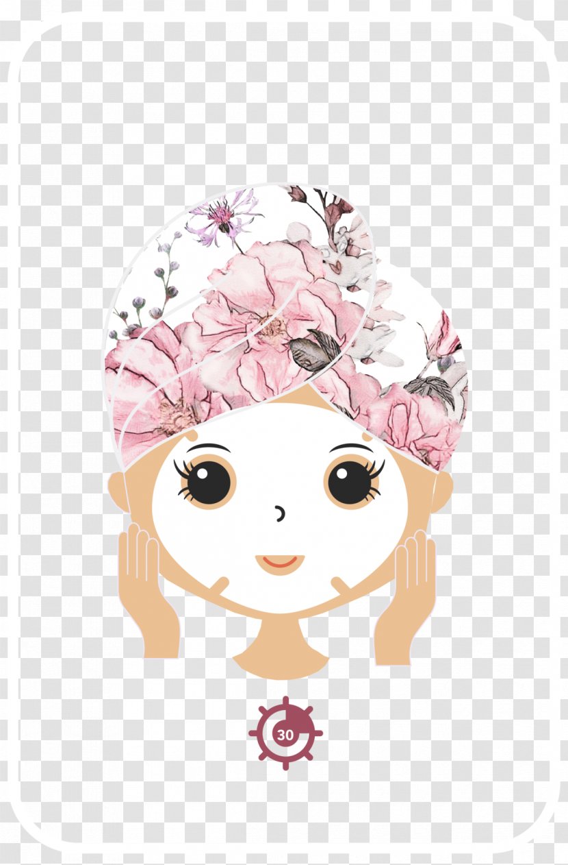 Clip Art Illustration Headgear Pink M Flower - Hair - Coraline Free Download Transparent PNG