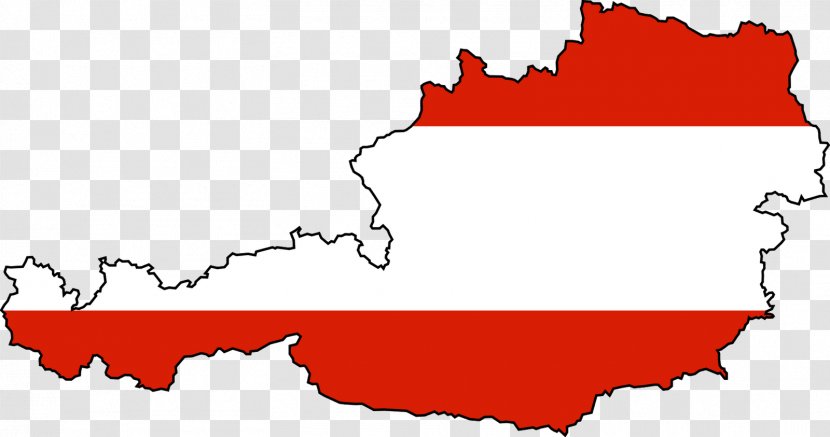 Flag Of Austria Map Europe - Border - Switzerland Transparent PNG