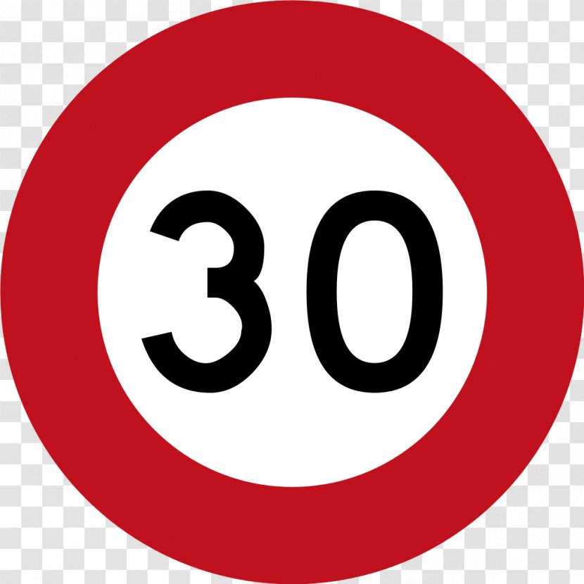 Road Signs In New Zealand Speed Limit Traffic Sign Miles Per Hour - Smile - 5 Transparent PNG