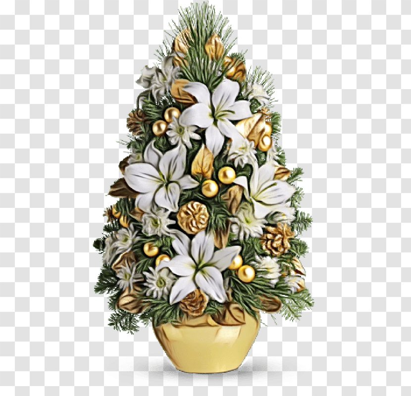 Christmas Tree - Floristry - Flowering Plant Artificial Flower Transparent PNG