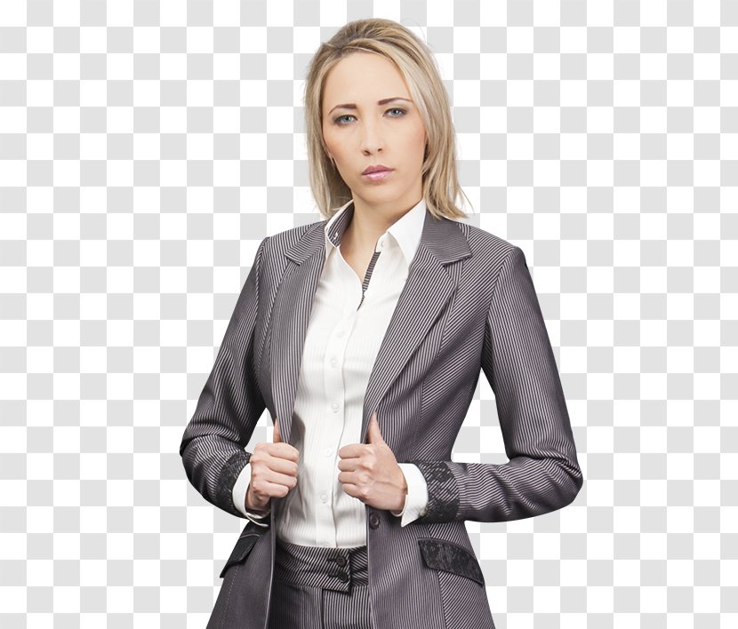 Blazer Woman Suit Clothing - Jacket Transparent PNG