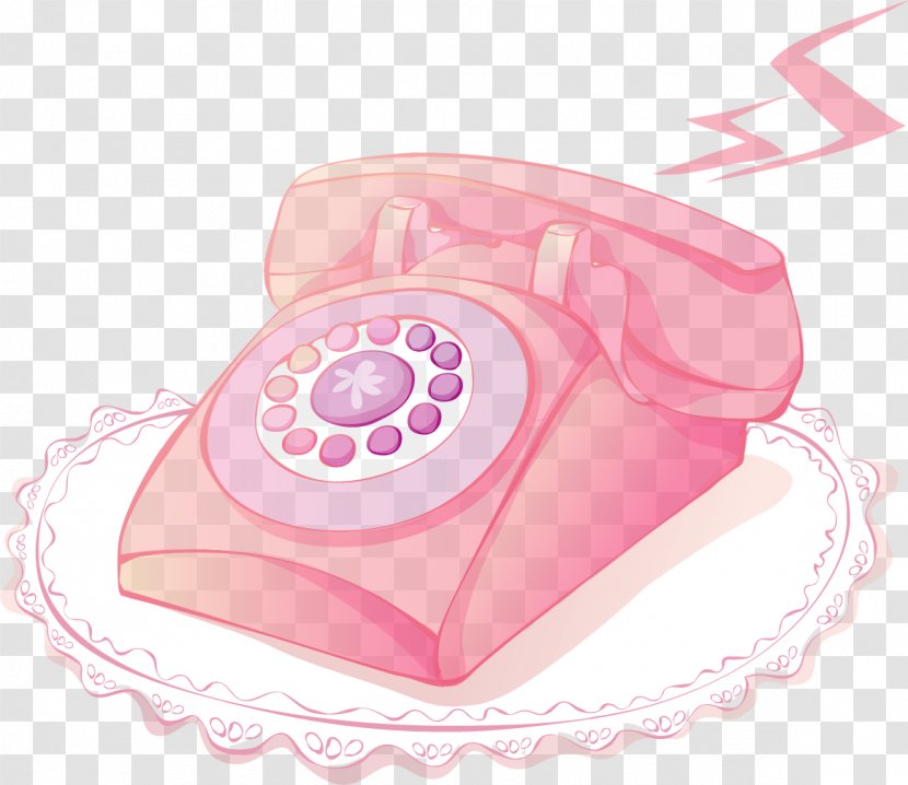 Telephone Download - Designer - Vector Painted Phone Transparent PNG