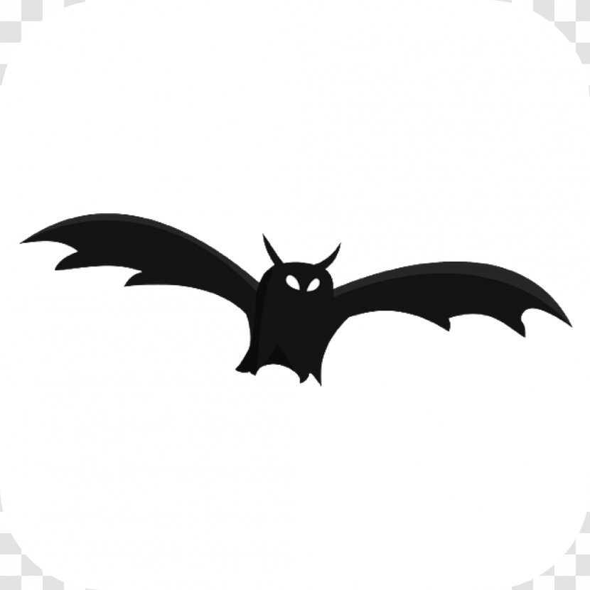 Cartoon Photography Clip Art - Black And White - Vampire Bat Transparent PNG