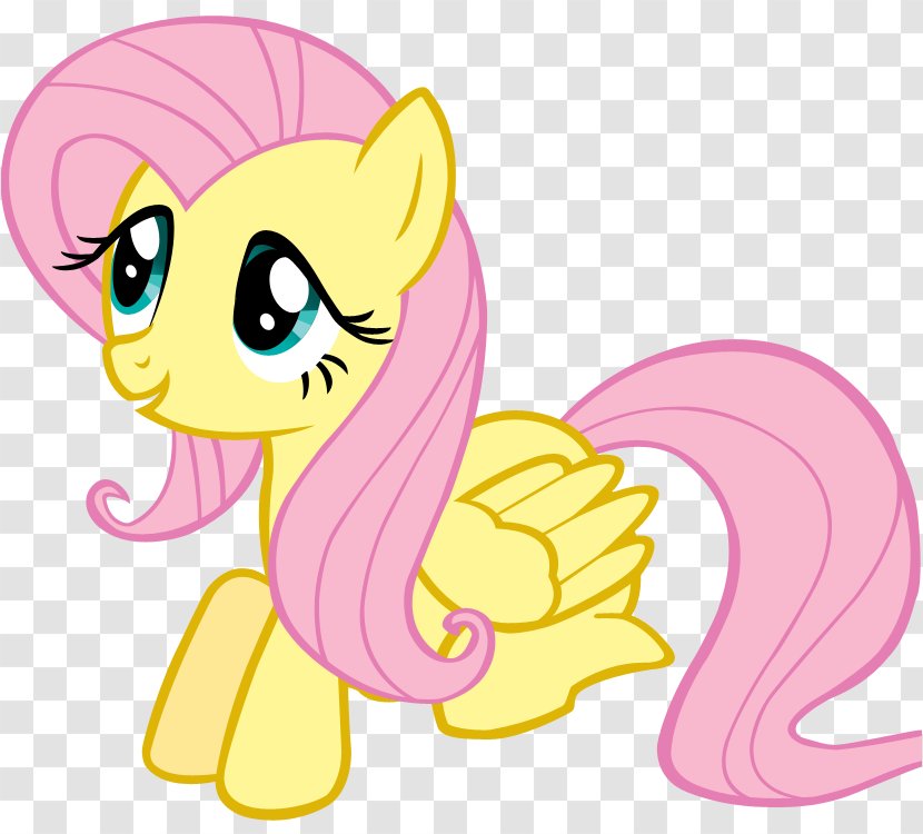 Fluttershy Pinkie Pie Princess Luna Pony - Silhouette - Heart Transparent PNG