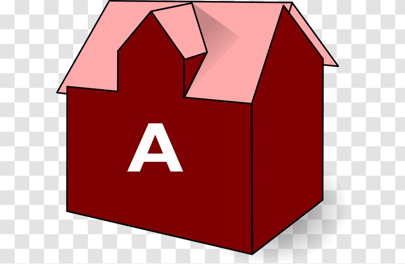 Clip Art Product House Property Design - Red Transparent PNG