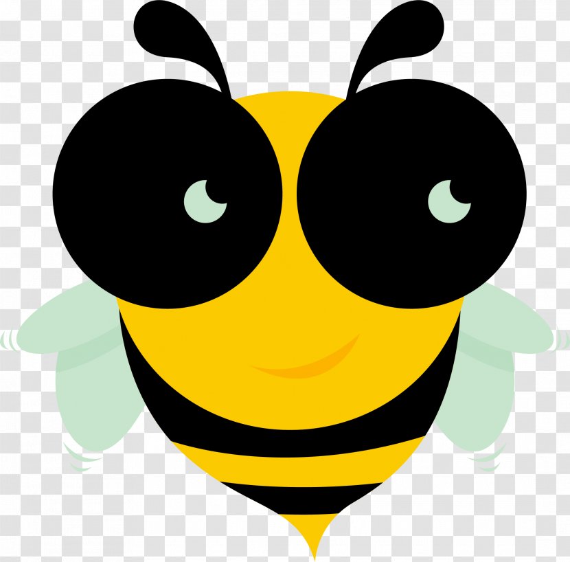 Apidae Apitoxin Honey Bee Icon - Big Eyes Venom Transparent PNG