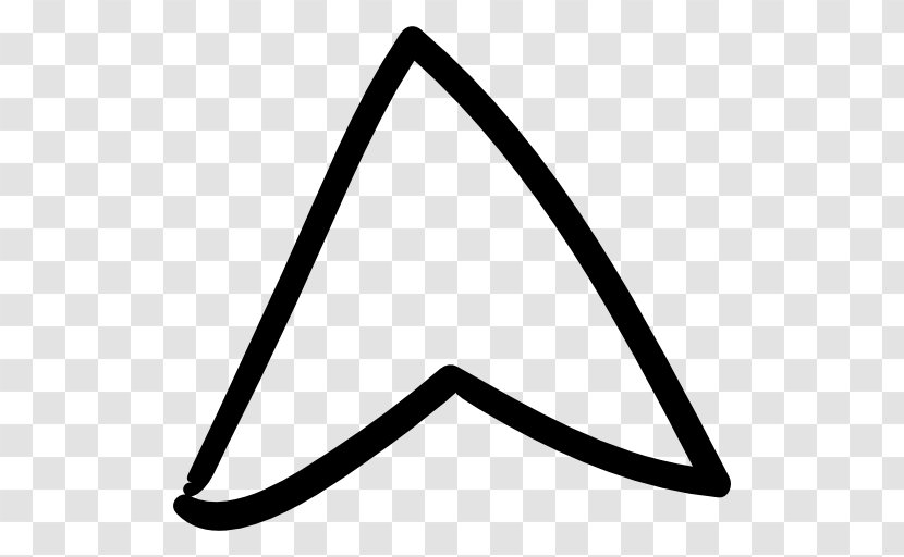 Arrow - Black And White - Hand-drawn Arrows Transparent PNG