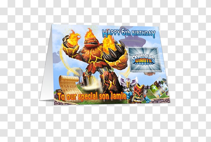 Skylanders Giants Party Napkins Birthday Card Advertising Greeting & Note Cards - Cartoon - Sky Transparent PNG
