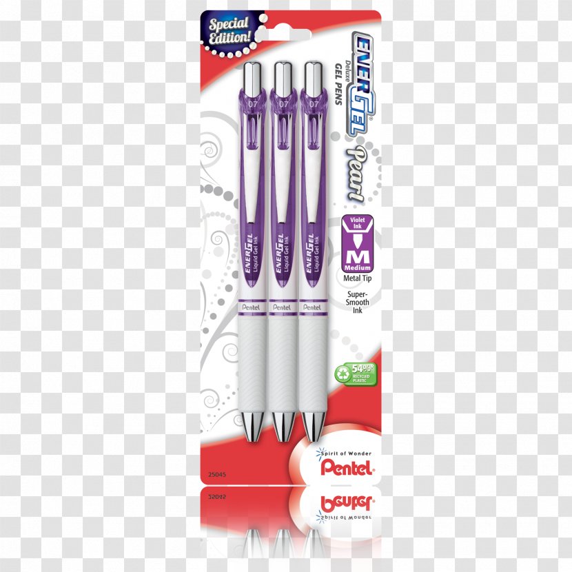 Pentel EnerGel Deluxe RTX Liquid Gel Pen Energel Rollerball - Ballpoint - Ink Smudges Transparent PNG