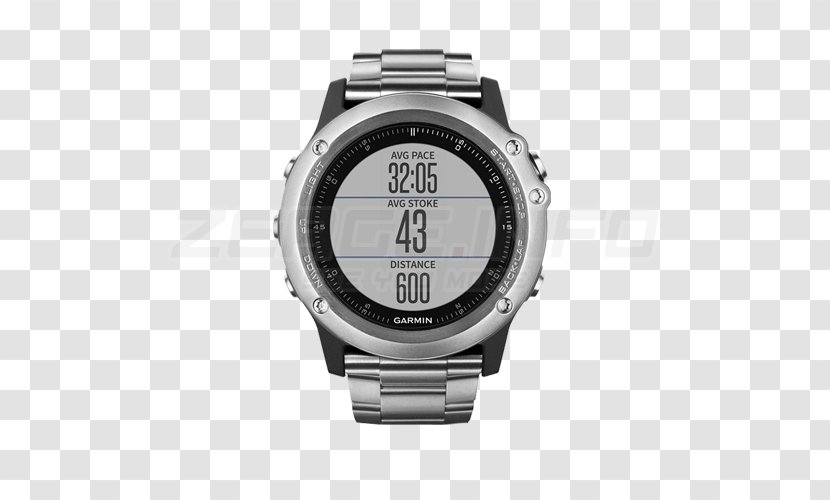GPS Navigation Systems Garmin Fēnix 3 HR Sapphire Watch Ltd. Transparent PNG