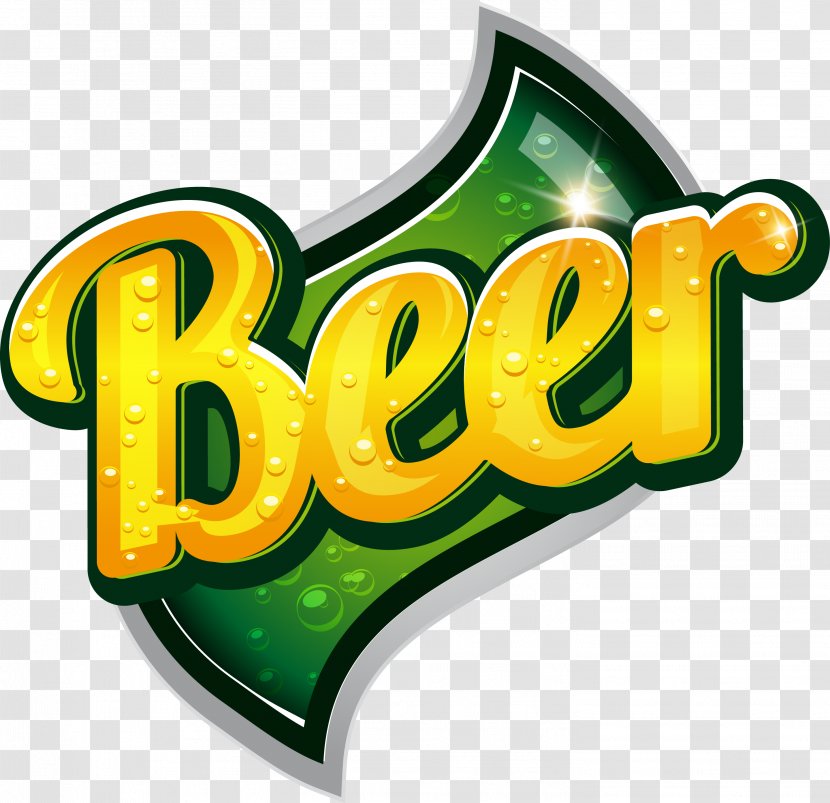 Beer Festival Glassware - Green - Labels Transparent PNG