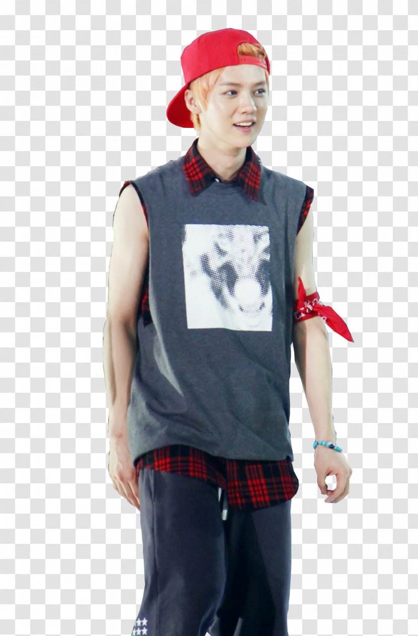 T-shirt EXO-M Lu K-pop - Digital Art Transparent PNG
