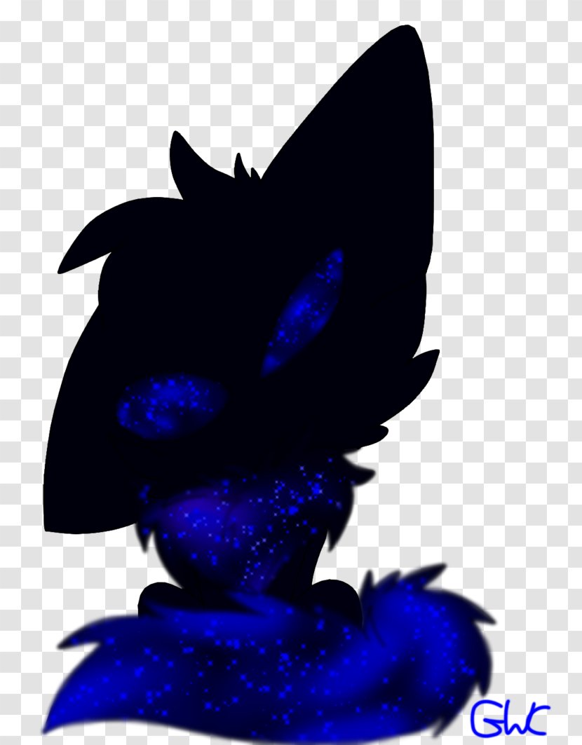 Character Cobalt Blue Fiction Silhouette Clip Art Transparent PNG