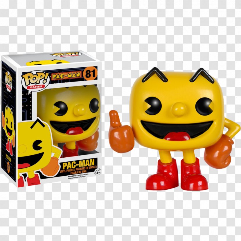Ms. Pac-Man Funko Action & Toy Figures Arcade Game - Pacman Transparent PNG