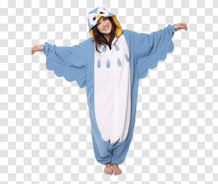 Owl Kigurumi Onesie Bird Costume - Fursuit Transparent PNG