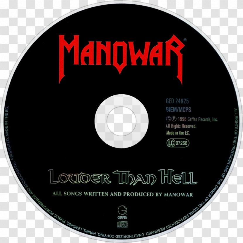 Compact Disc Manowar Heavy Metal Phonograph Record Album - Frame Transparent PNG