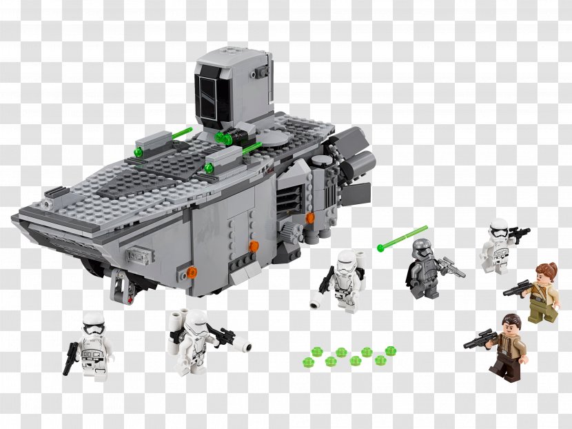 Amazon.com LEGO 75103 Star Wars First Order Transporter Lego Minifigure - Toy Transparent PNG