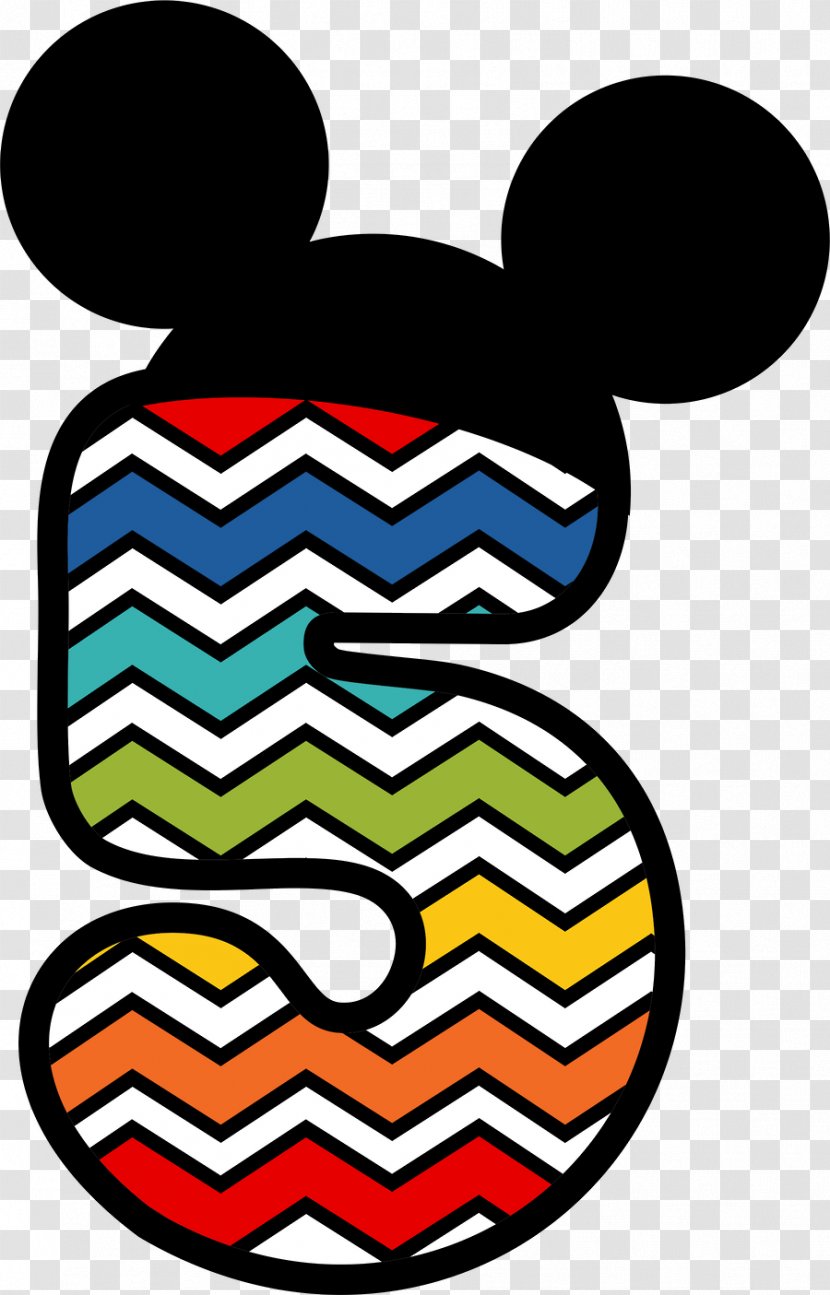 Mickey Mouse Minnie Digital Data Clip Art - Personal Identification Number - 5 Transparent PNG