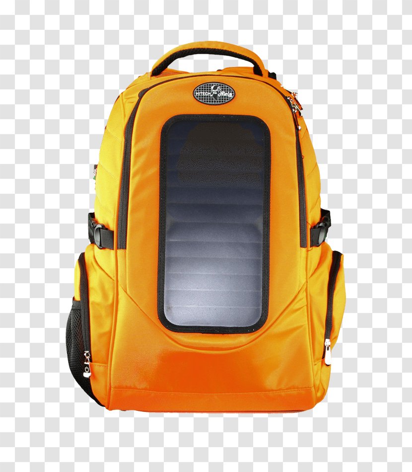 Solar Backpack Panels Bag Energy - Electricity - Hitech Transparent PNG