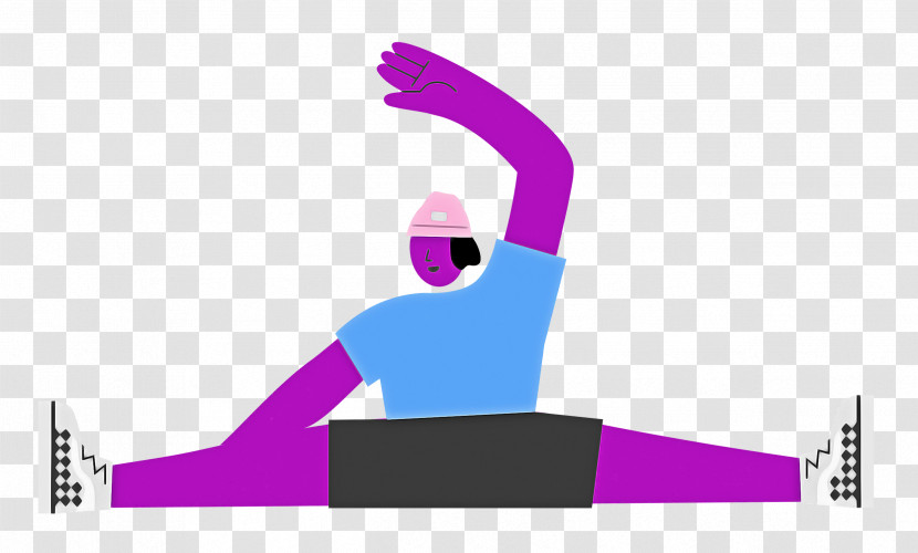 Sitting Floor Stretching Sports Transparent PNG