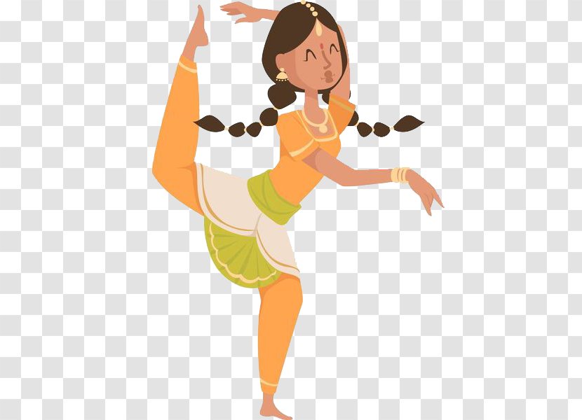 Bollywood Dance Royalty-free Clip Art - Frame - A Woman Who Practices Yoga Transparent PNG