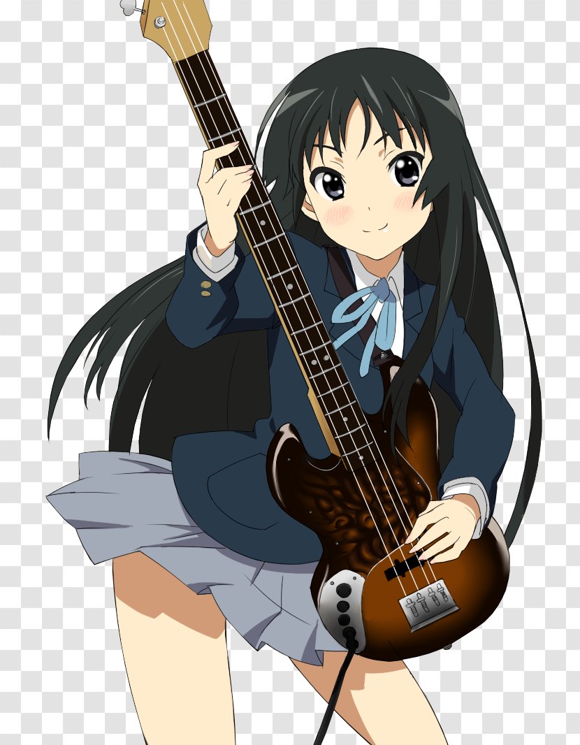 Mio Akiyama Azusa Nakano Ritsu Tainaka Yui Hirasawa Tsumugi Kotobuki - Frame - Bass Guitar Transparent PNG