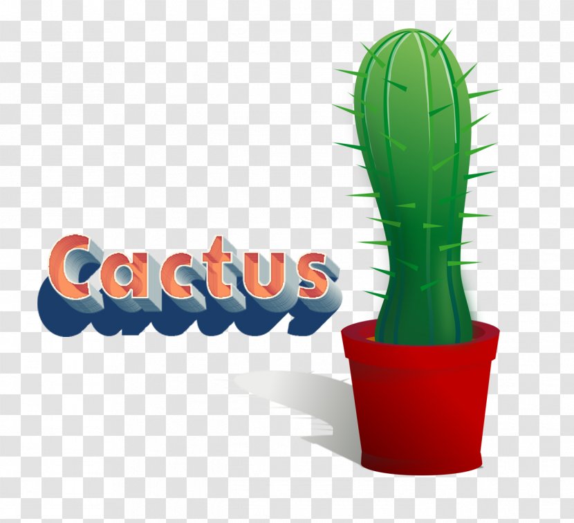 Cactus Product Design Name Transparent PNG
