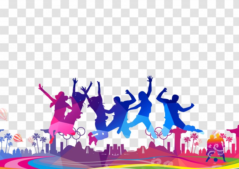 Silhouette Dance Download - Dilraba Dilmurat - Rio Olympics Decoration Transparent PNG