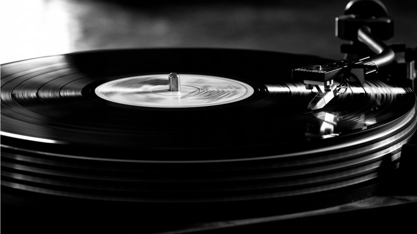 Desktop Wallpaper Phonograph Record Vinyl Group High-definition Video - 4k Resolution - Monochrome Photography Transparent PNG